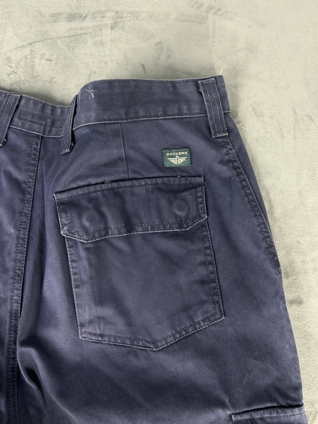 Pantaloni chino Dockers blu navy – Uomo Taglia XXL (W38 L32)