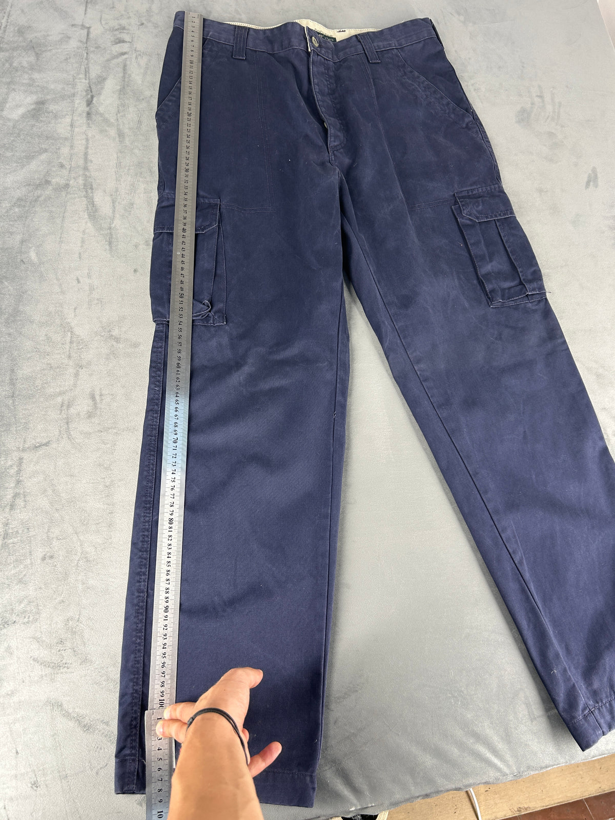 Pantaloni chino Dockers blu navy – Uomo Taglia XXL (W38 L32)