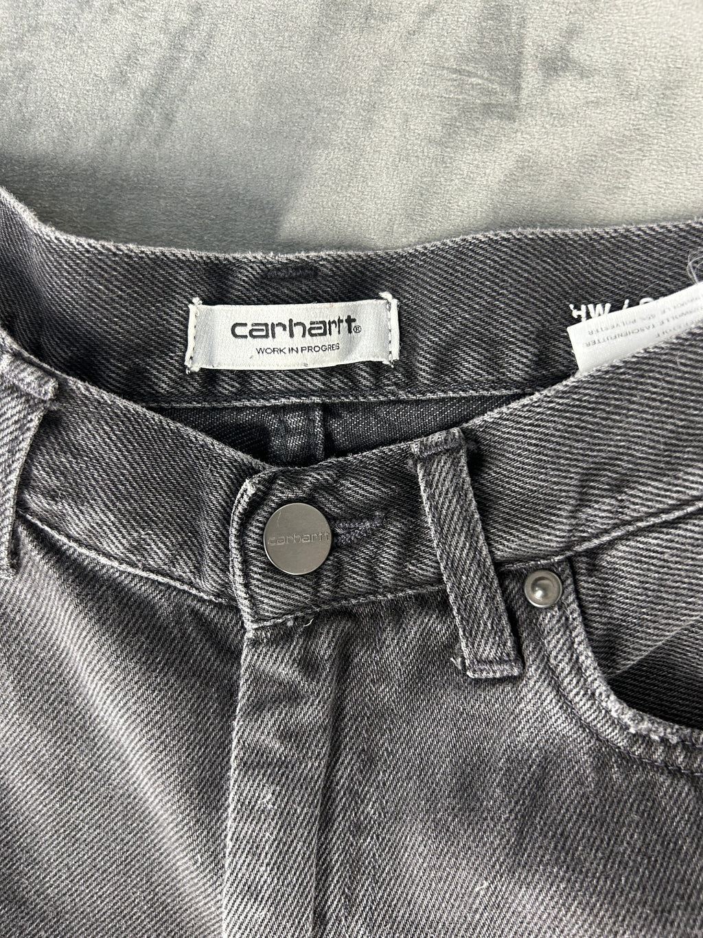 Pantaloni velluto a coste Carhartt WIP grigio scuro – Uomo Taglia L