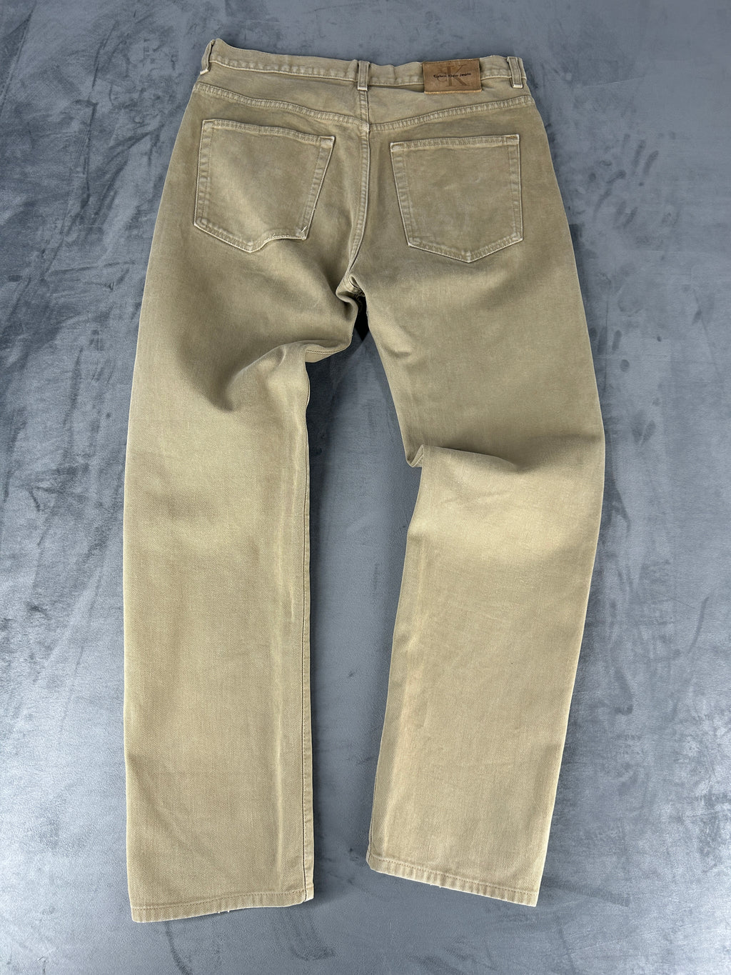 Pantaloni Calvin Klein Jeans beige – Uomo Taglia XL (W34 L34)