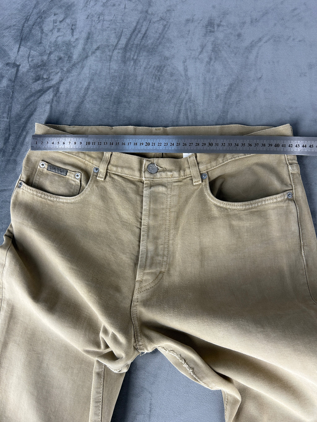 Pantaloni Calvin Klein Jeans beige – Uomo Taglia XL (W34 L34)