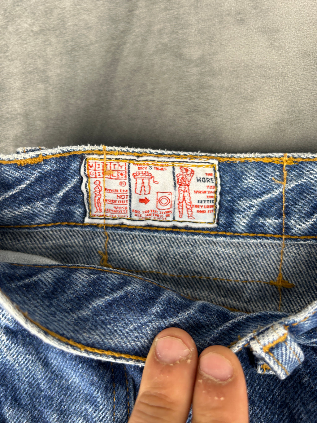 Jeans Levi's dritti blu medio – Uomo Taglia M (IT 46)