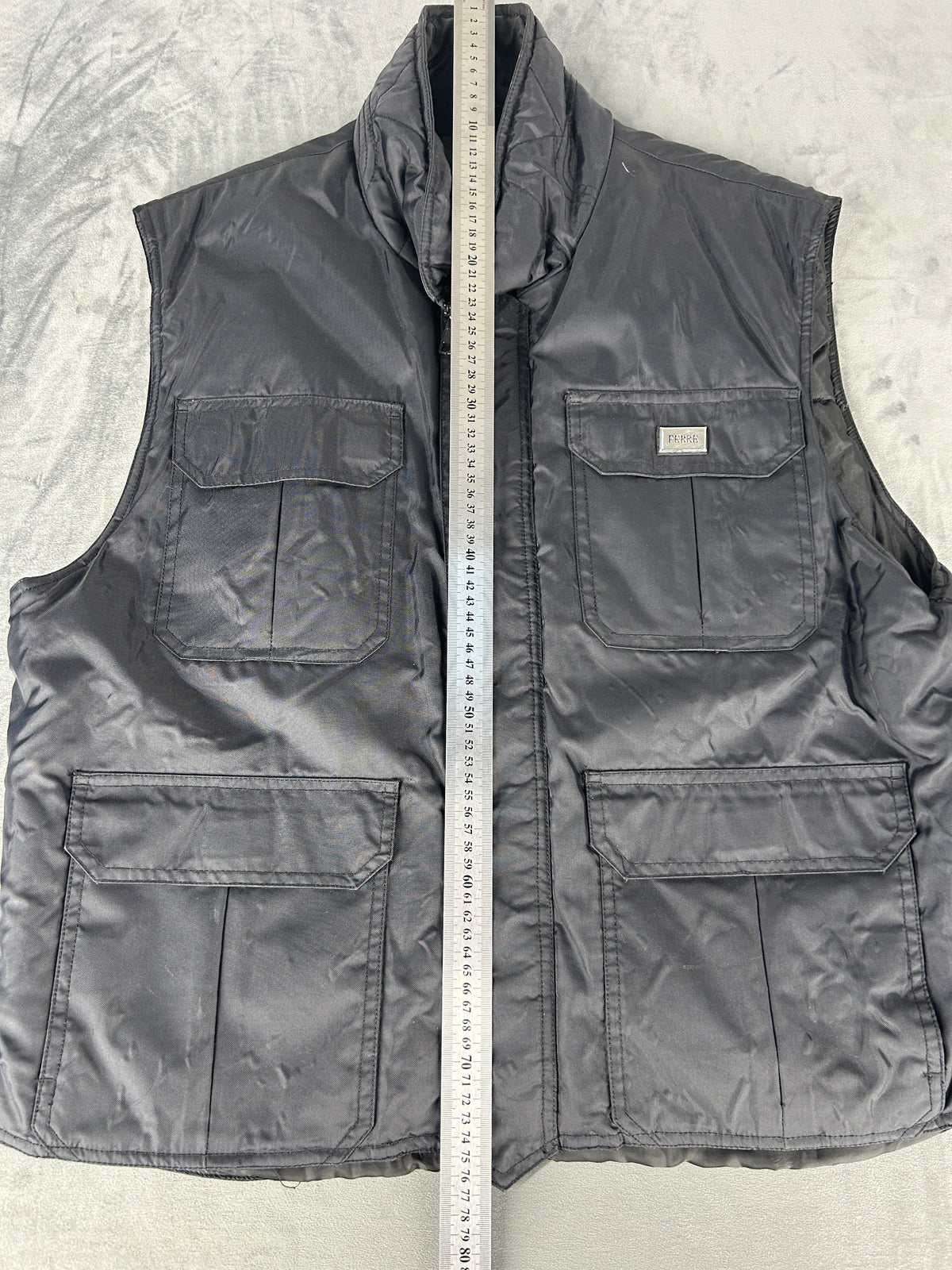 Gilet smanicato imbottito Gianfranco Ferré nero – Uomo Taglia L