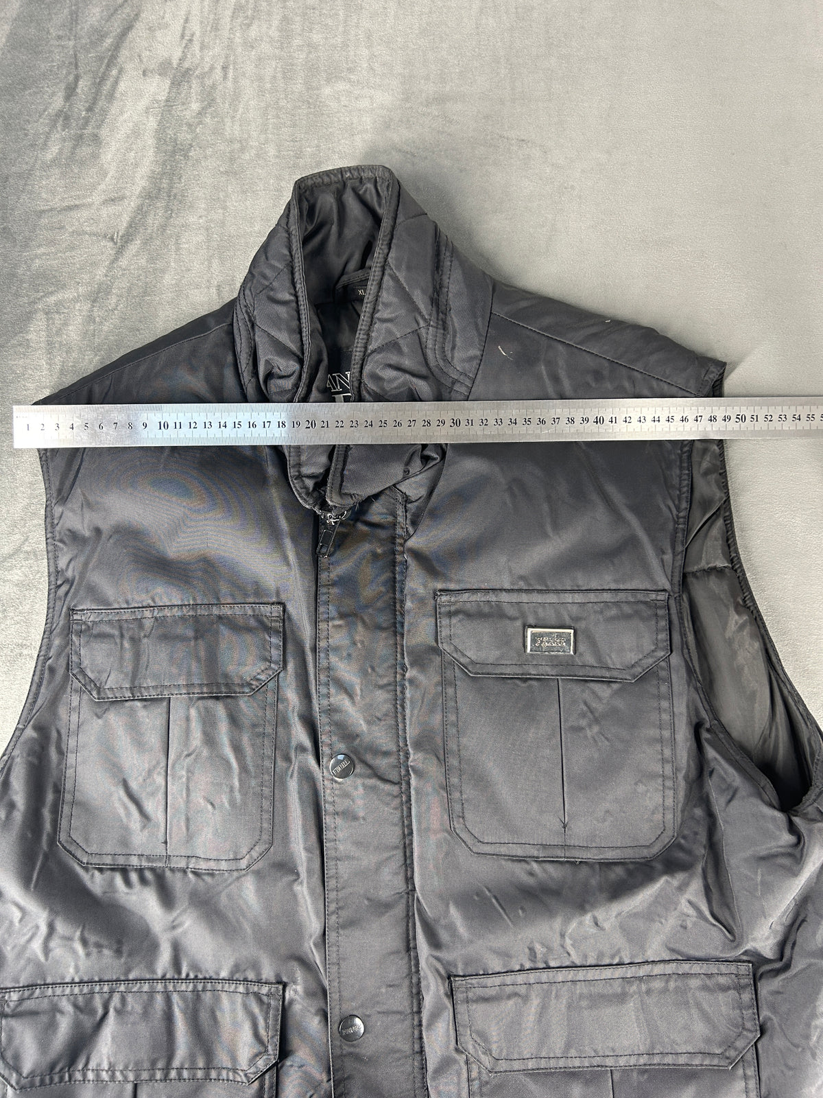Gilet smanicato imbottito Gianfranco Ferré nero – Uomo Taglia L