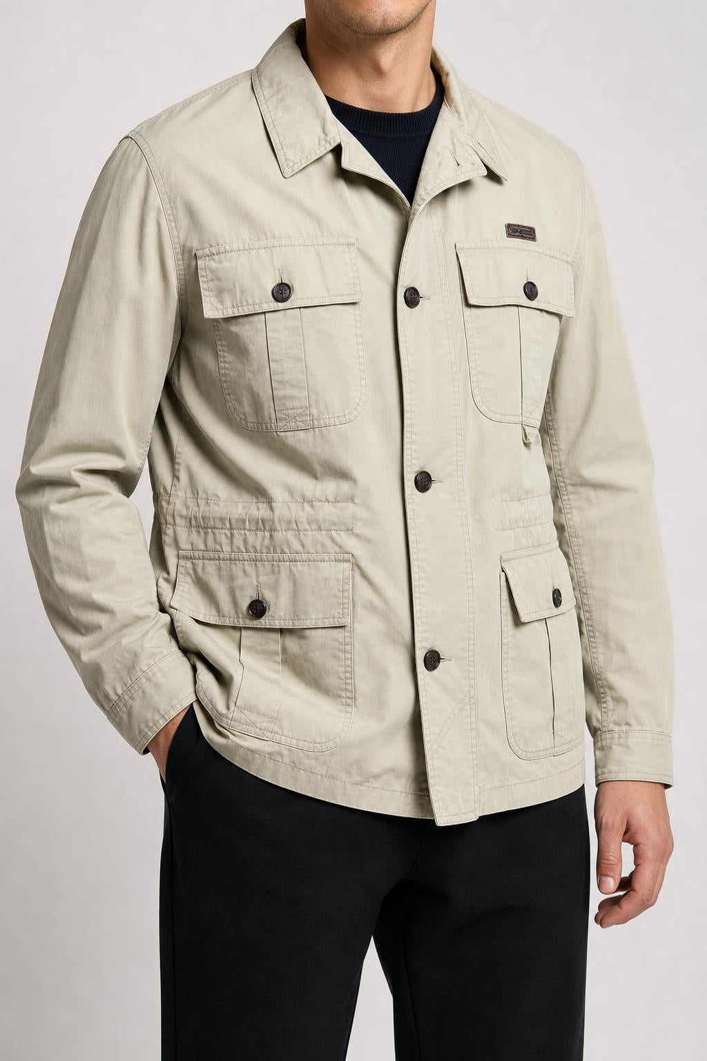 Giacca-camicia Paul & Shark beige – Uomo Taglia L