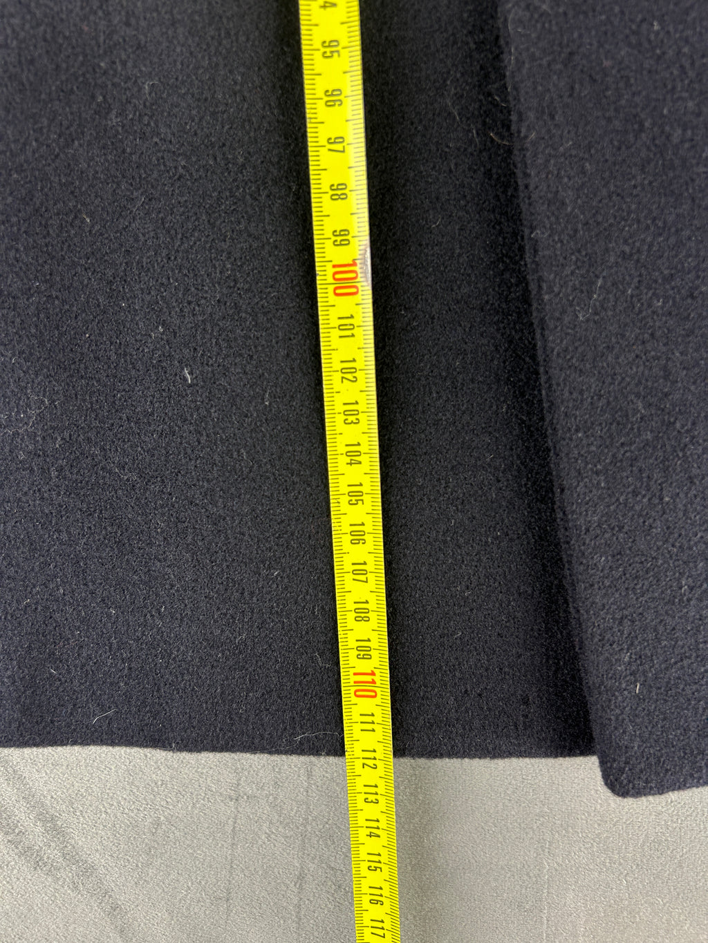Cappotto lungo Gianfranco Ferré blu navy in lana – Uomo Taglia L (IT 48)