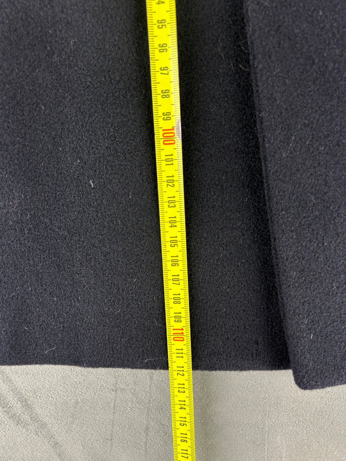 Cappotto lungo Gianfranco Ferré blu navy in lana – Uomo Taglia L (IT 48)