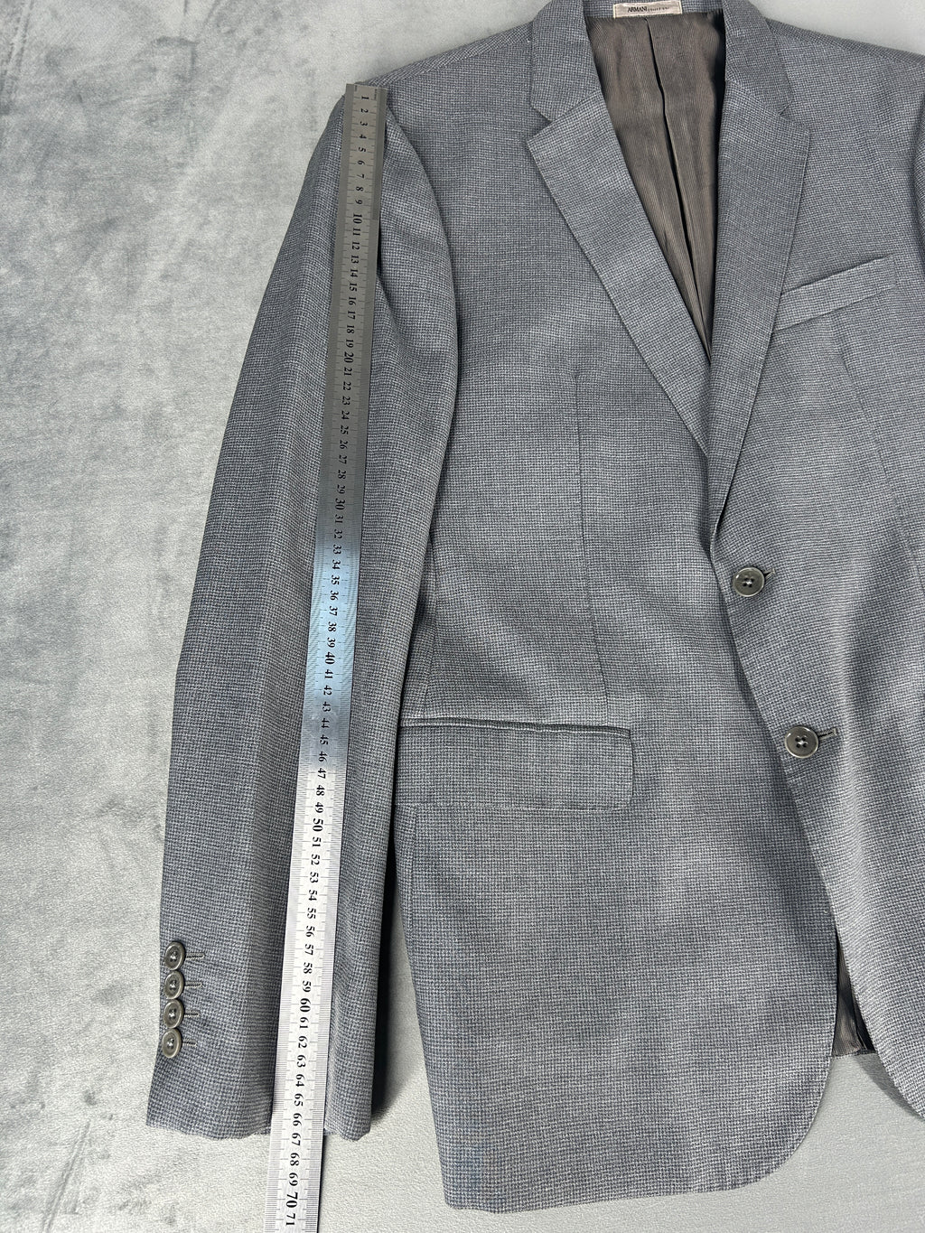Blazer Armani Collezioni grigio in lana – Uomo Taglia L