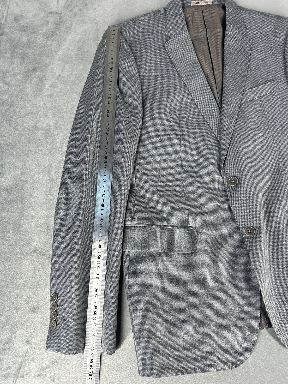 Blazer Armani Collezioni grigio in lana – Uomo Taglia L