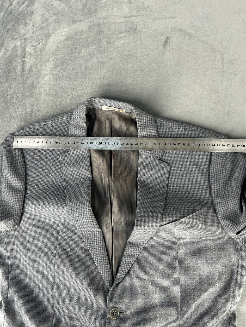 Blazer Armani Collezioni grigio in lana – Uomo Taglia L