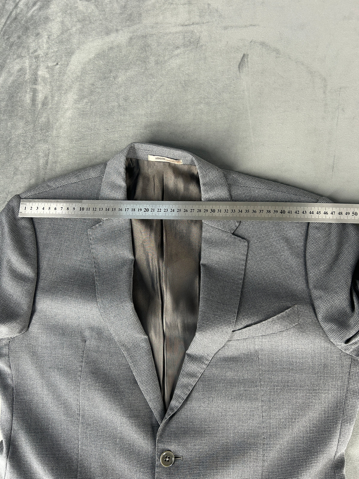 Blazer Armani Collezioni grigio in lana – Uomo Taglia L