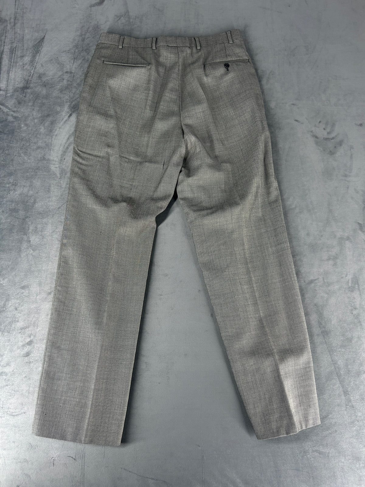 Abito completo Aquascutum grigio in lana – Uomo Taglia L