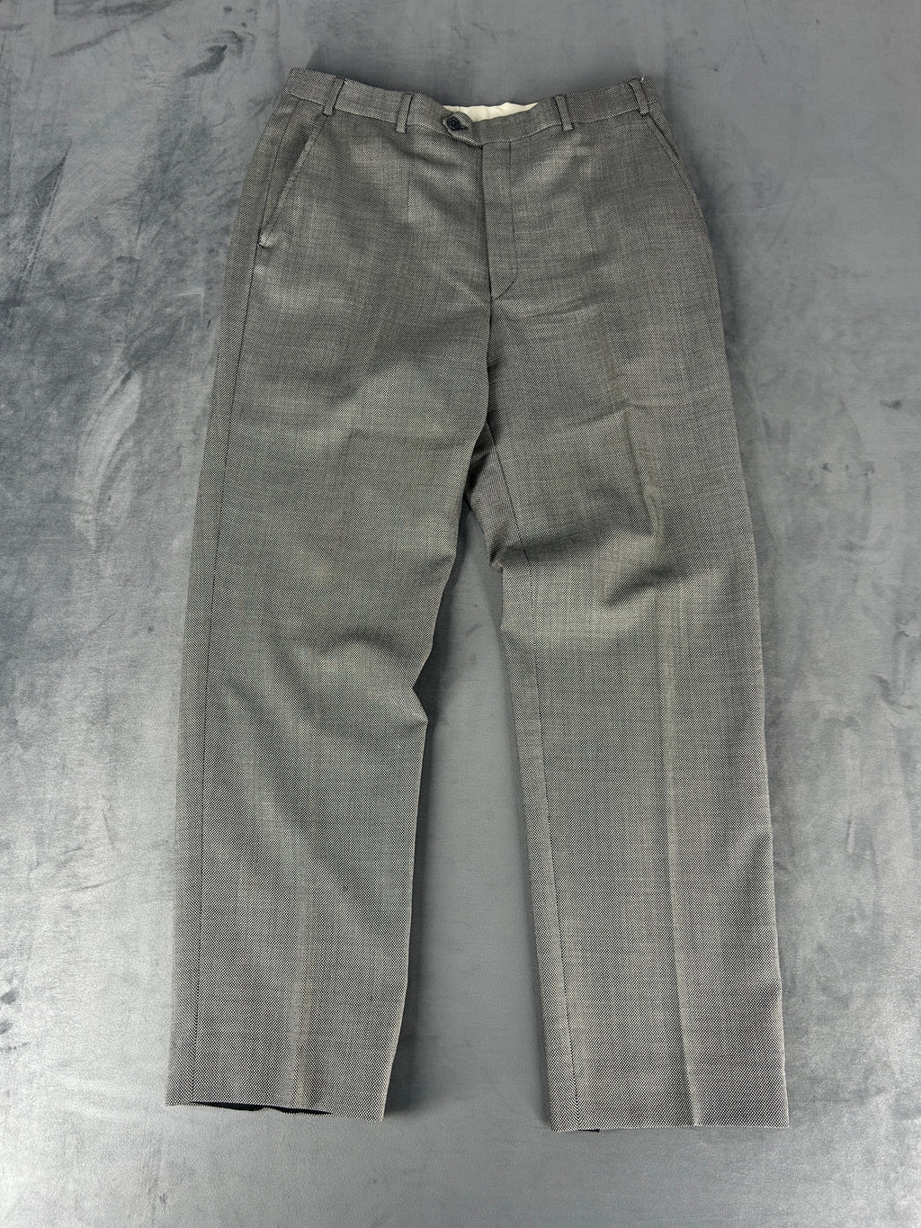 Abito completo Aquascutum grigio in lana – Uomo Taglia L