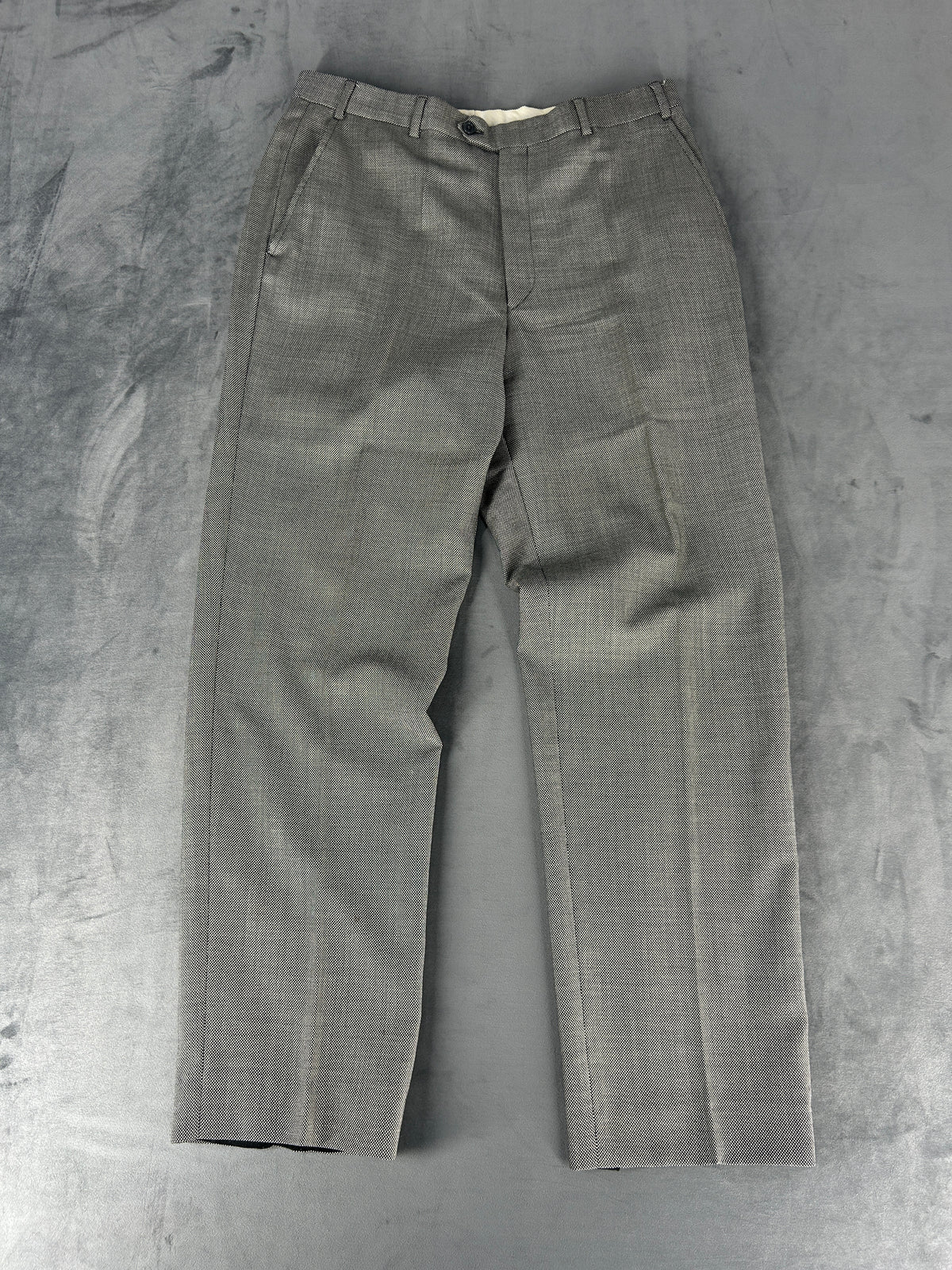 Abito completo Aquascutum grigio in lana – Uomo Taglia L