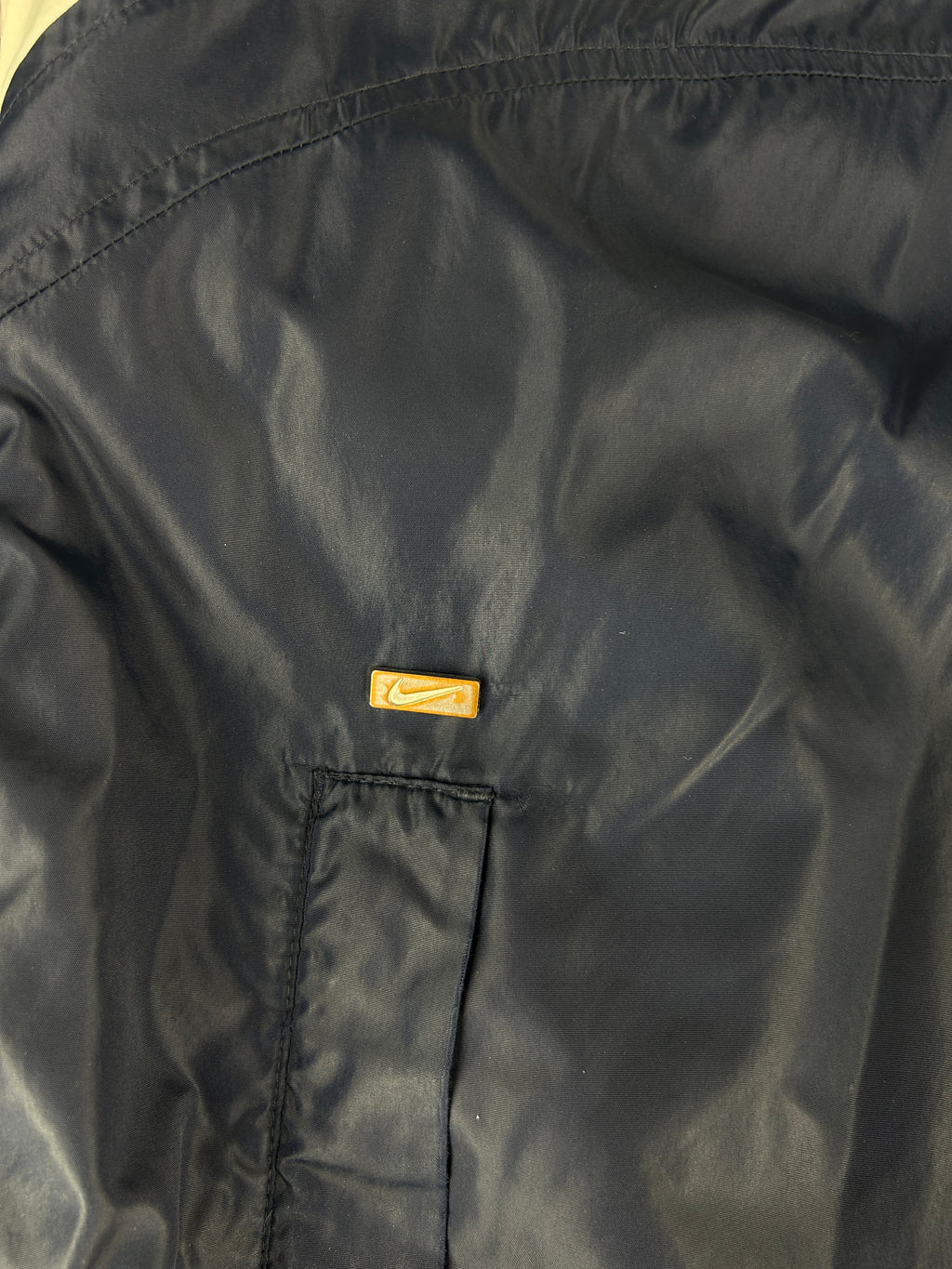Giacca a vento Nike vintage blu e bianca – Uomo Taglia L