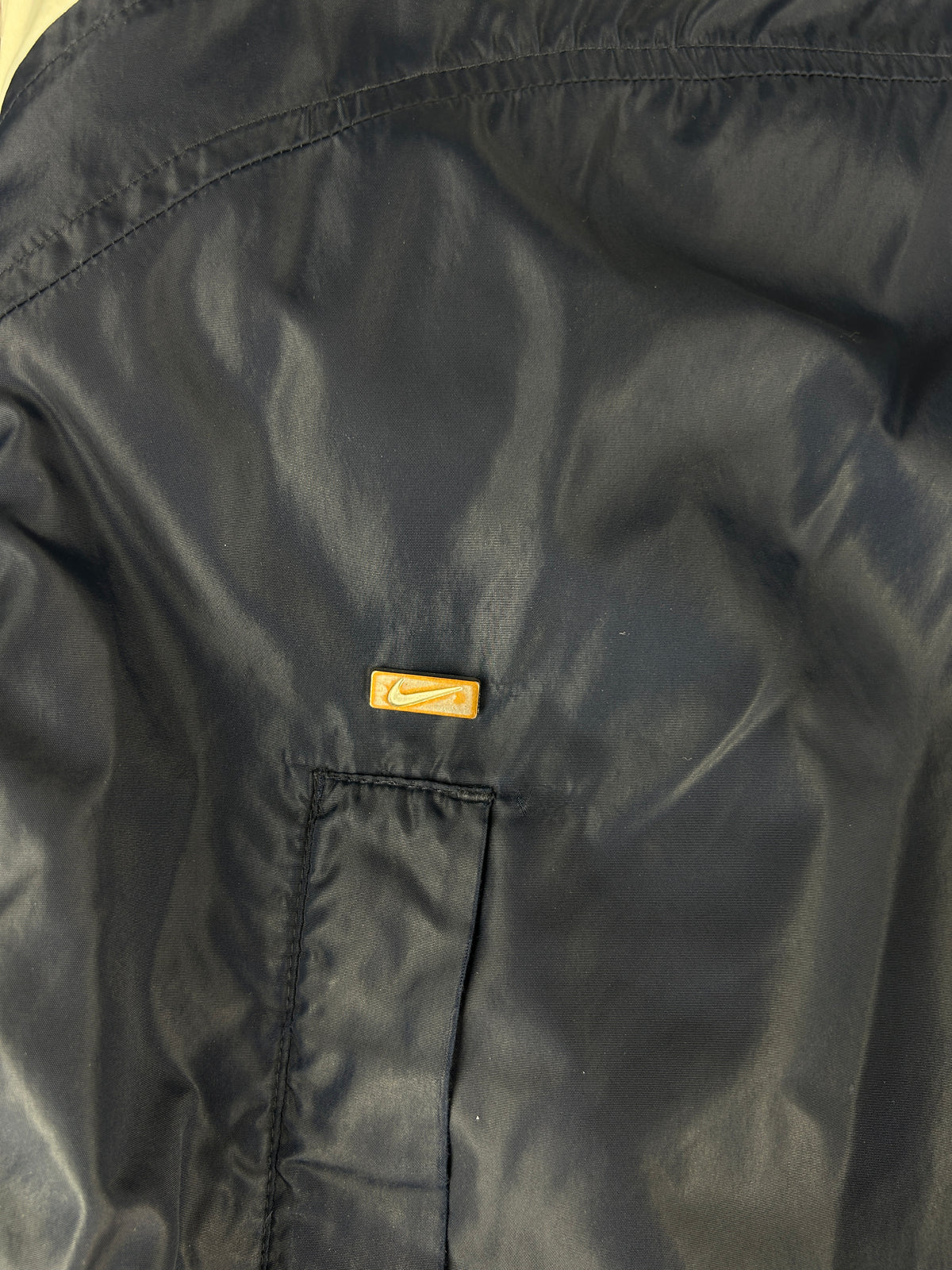 Giacca a vento Nike vintage blu e bianca – Uomo Taglia L