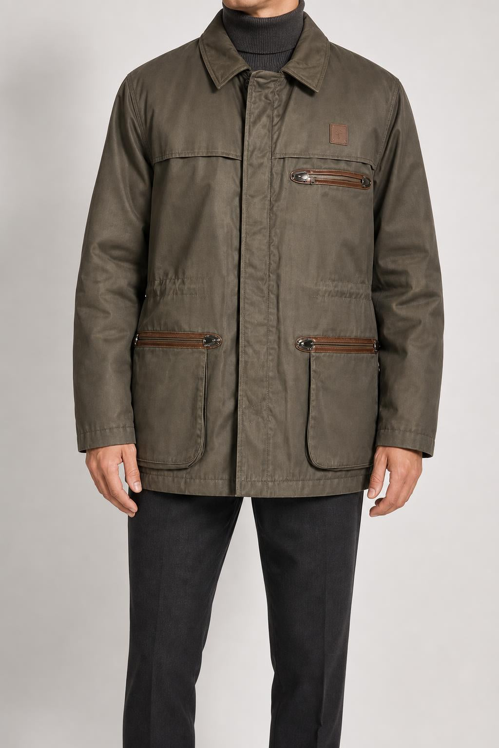 Giacca Piero Guidi verde militare imbottita – Uomo Taglia L