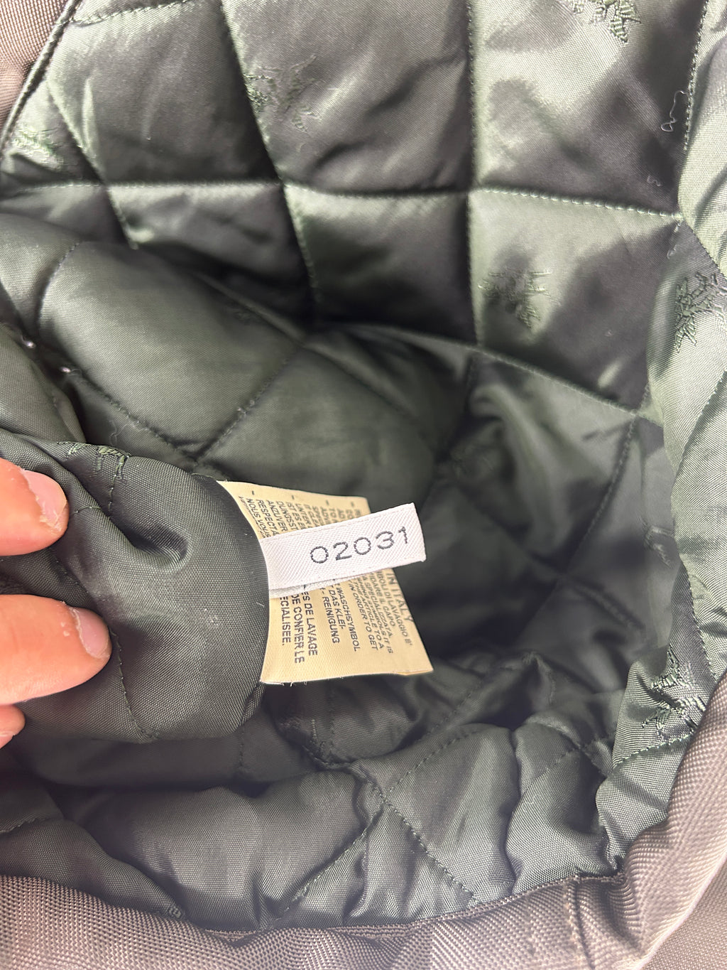 Giacca Piero Guidi verde militare imbottita – Uomo Taglia L