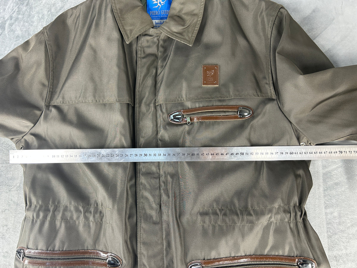 Giacca Piero Guidi verde militare imbottita – Uomo Taglia L