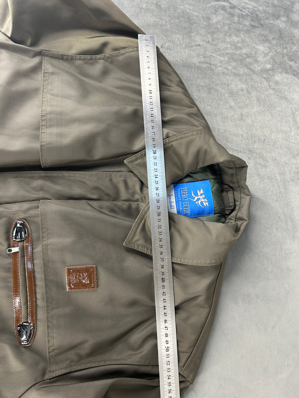 Giacca Piero Guidi verde militare imbottita – Uomo Taglia L