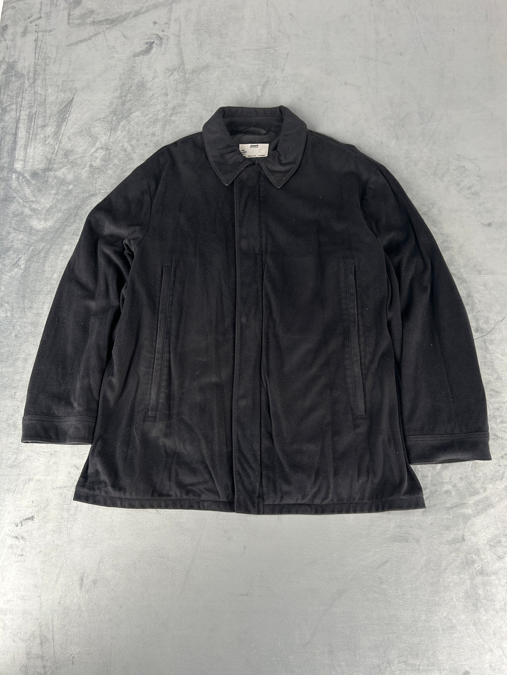 Cappotto Armani Collezioni nero in lana – Uomo Taglia L