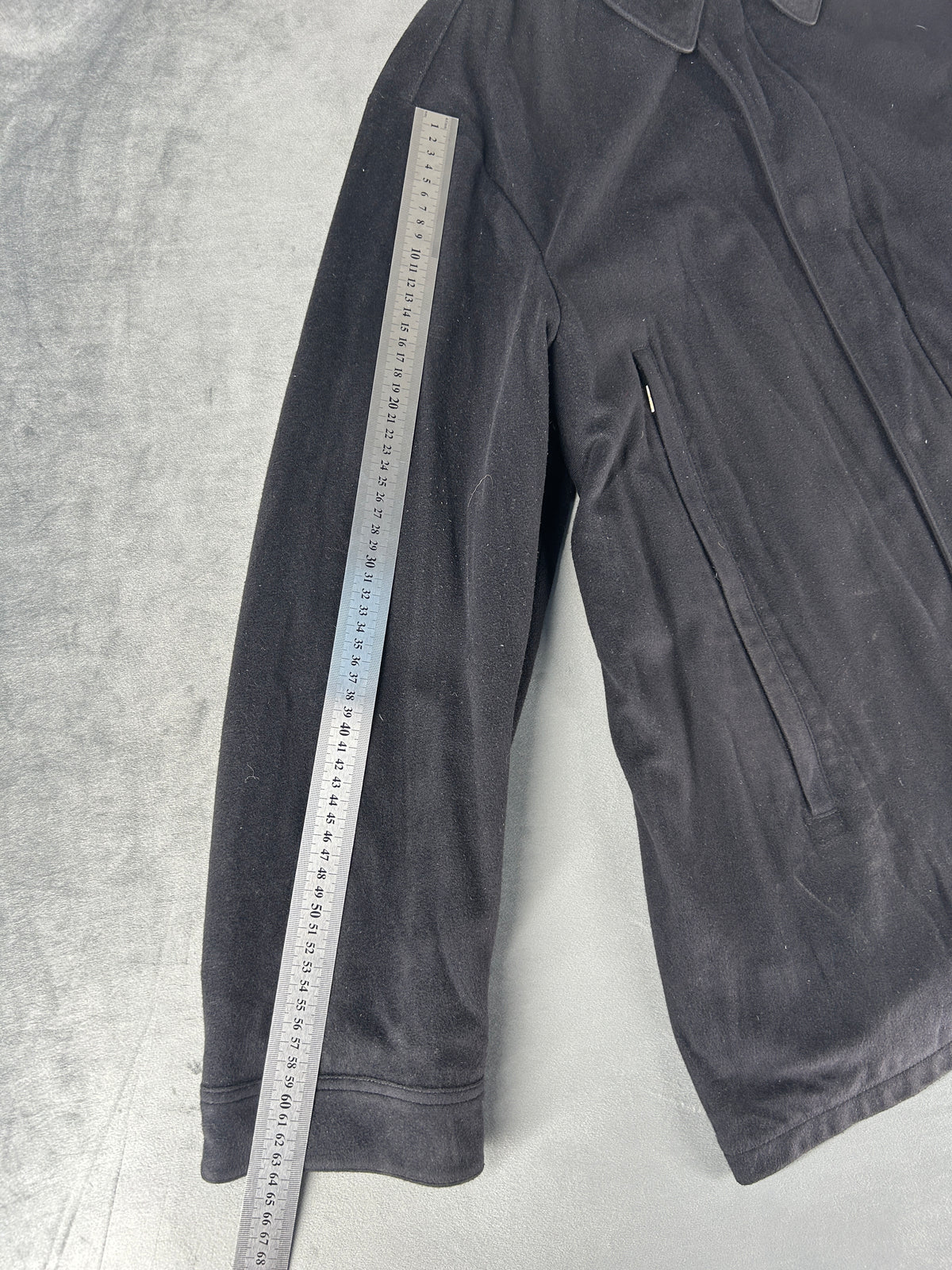 Cappotto Armani Collezioni nero in lana – Uomo Taglia L