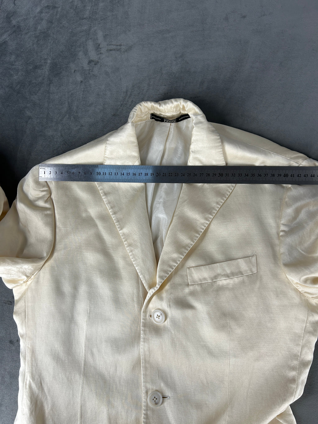 Completo elegante Gianfranco Ferré bianco panna – Uomo Taglia L