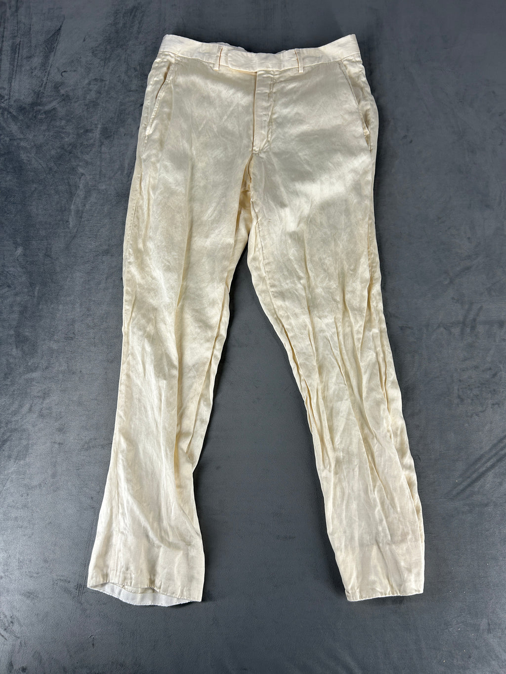 Completo elegante Gianfranco Ferré bianco panna – Uomo Taglia L