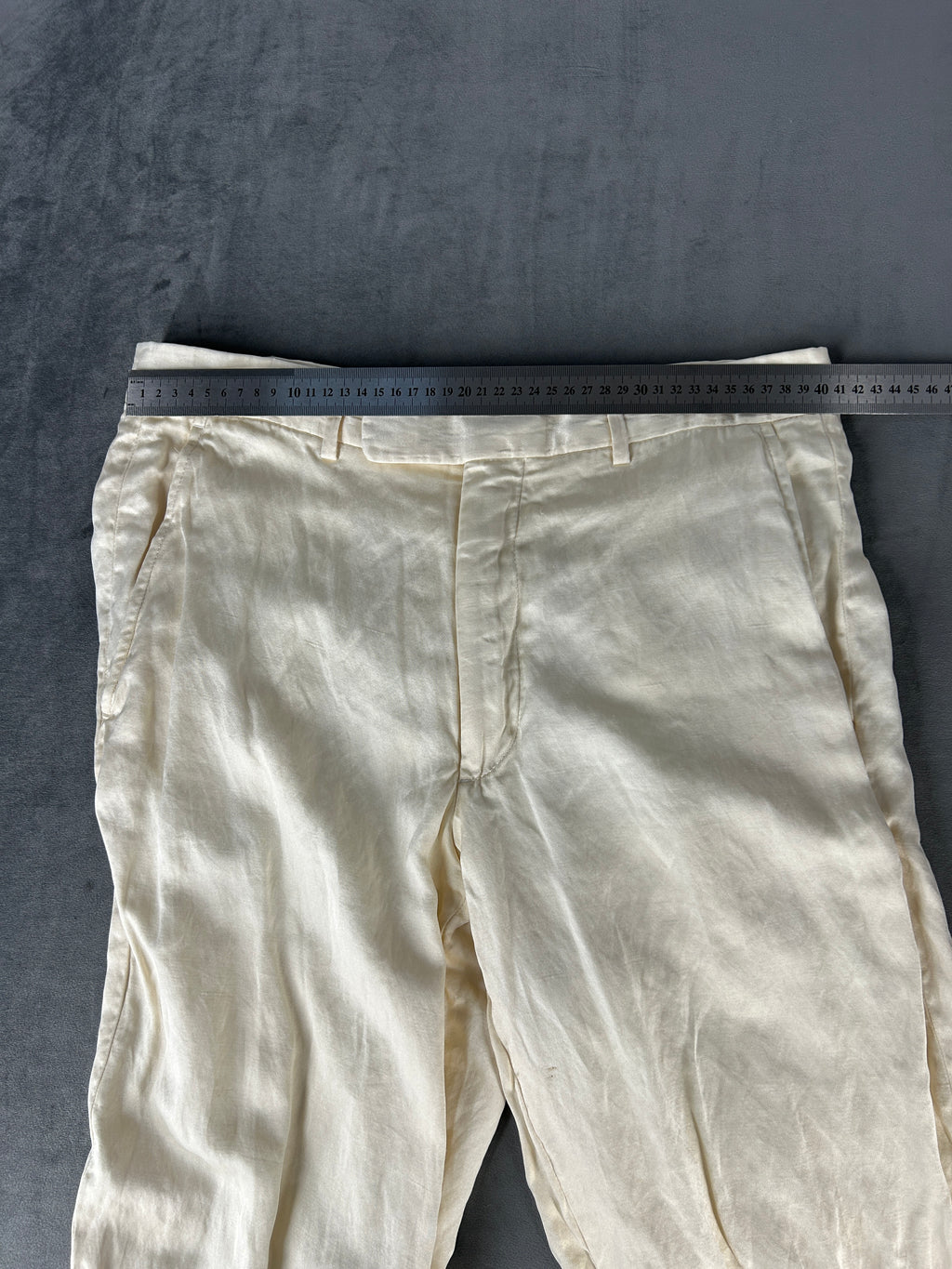 Completo elegante Gianfranco Ferré bianco panna – Uomo Taglia L