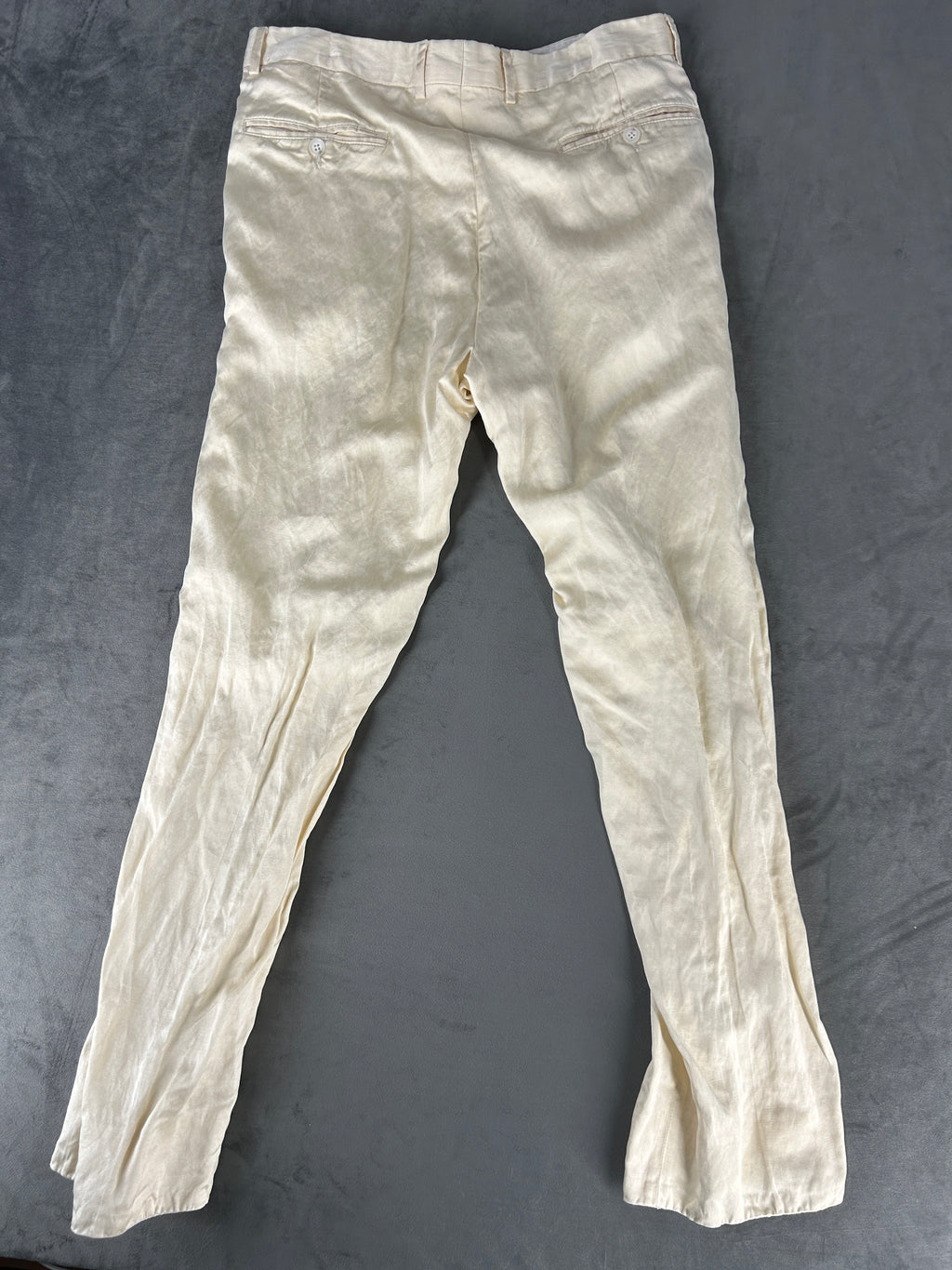 Completo elegante Gianfranco Ferré bianco panna – Uomo Taglia L