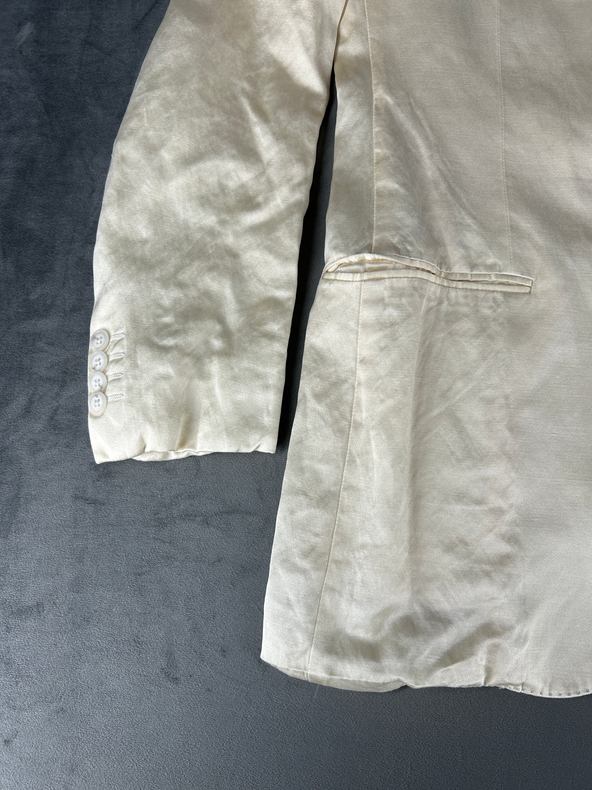Completo elegante Gianfranco Ferré bianco panna – Uomo Taglia L