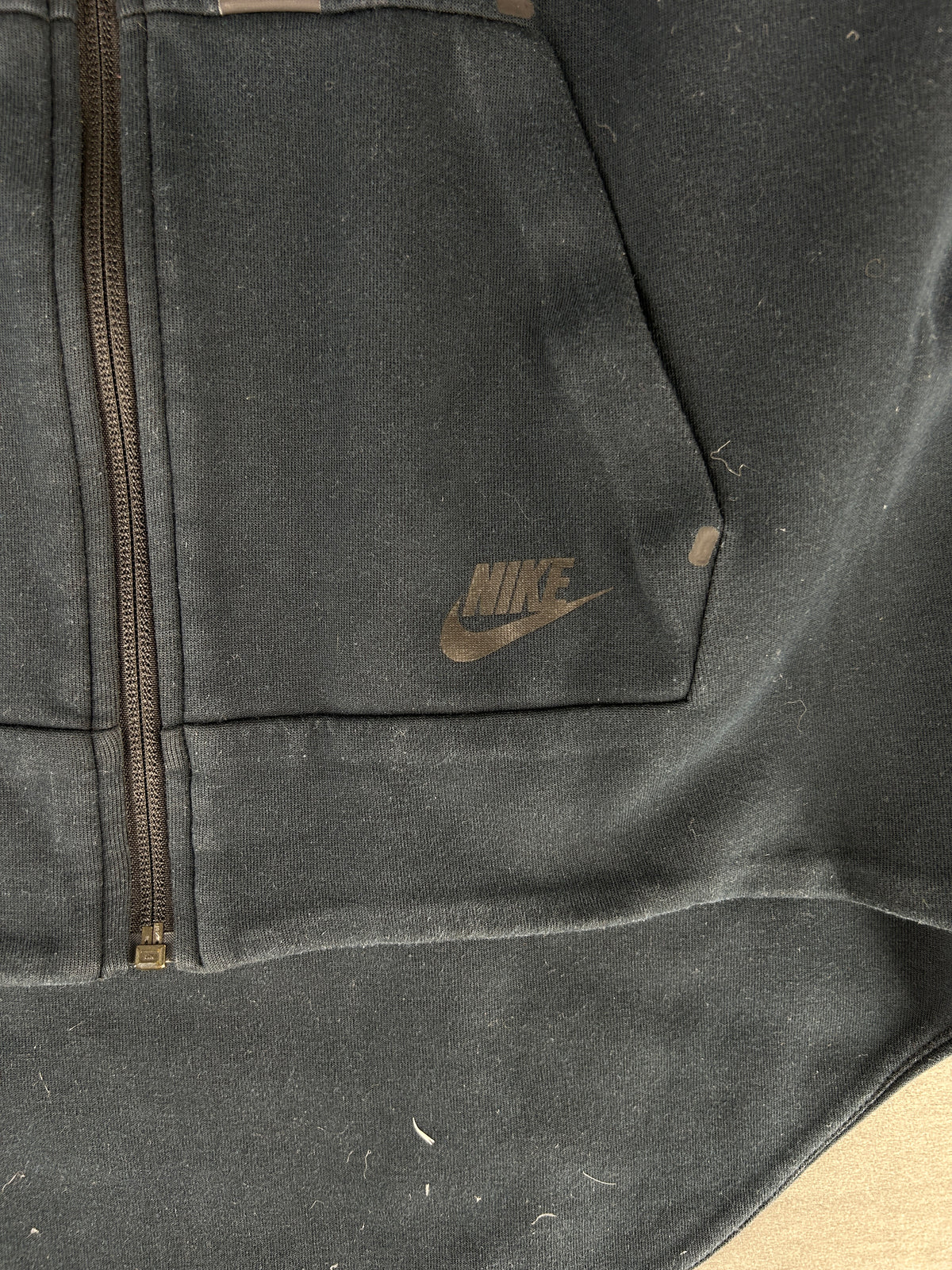Felpa Nike Tech full-zip blu navy – Uomo Taglia L