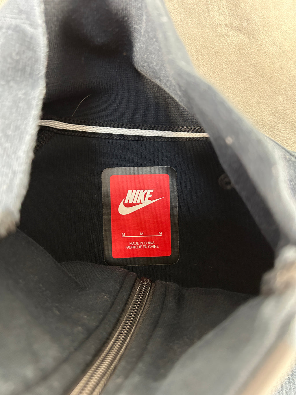 Felpa Nike Tech full-zip blu navy – Uomo Taglia L