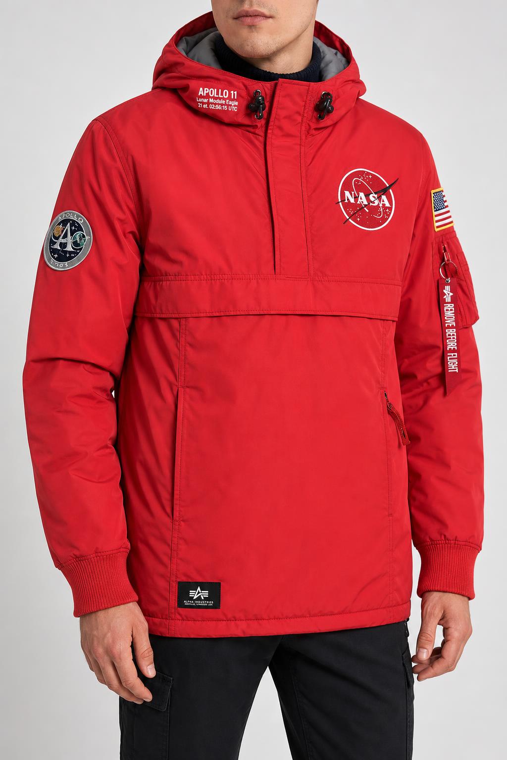 Giacca Alpha Industries NASA rossa – Uomo Taglia S
