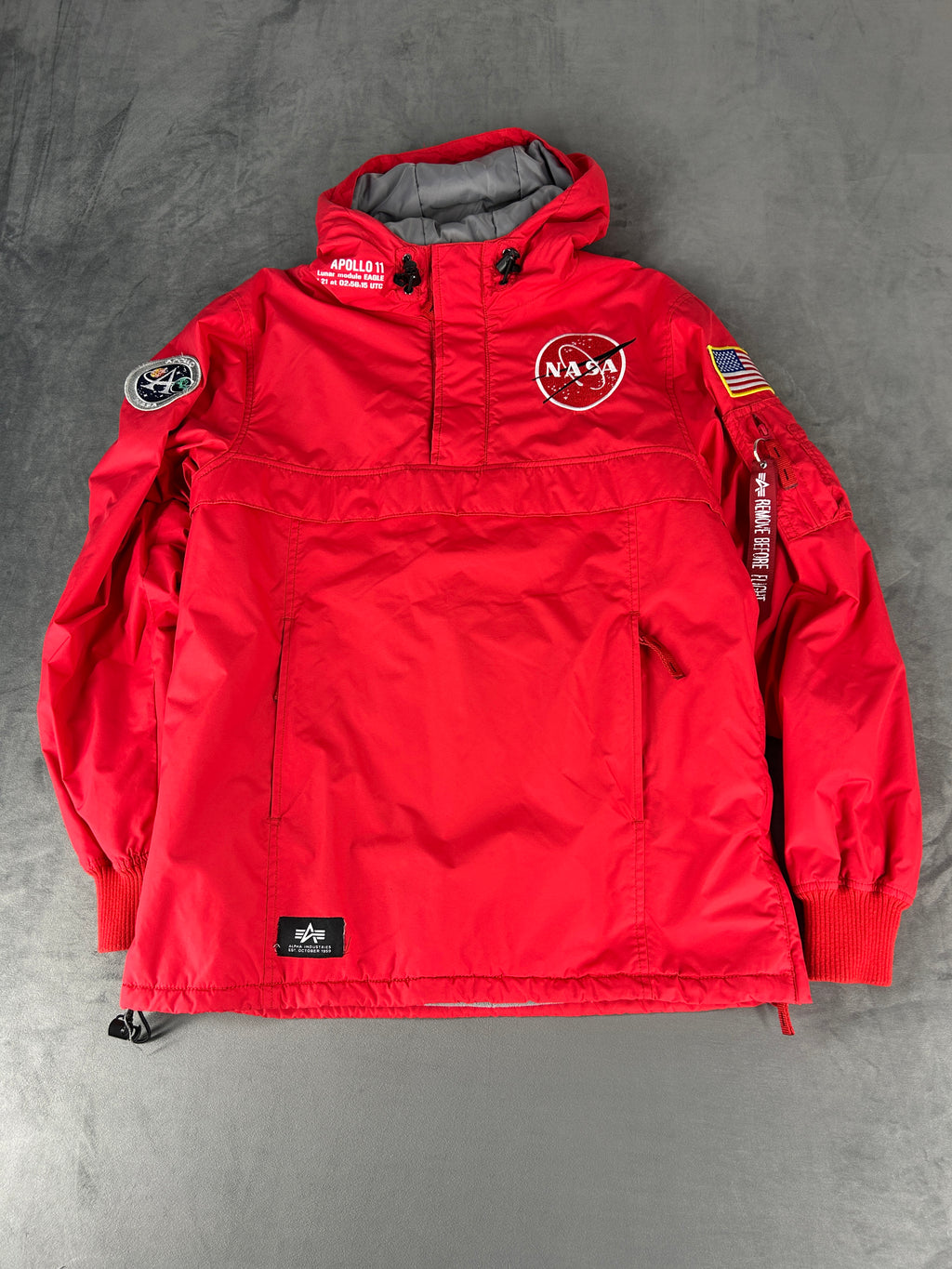 Giacca Alpha Industries NASA rossa – Uomo Taglia S