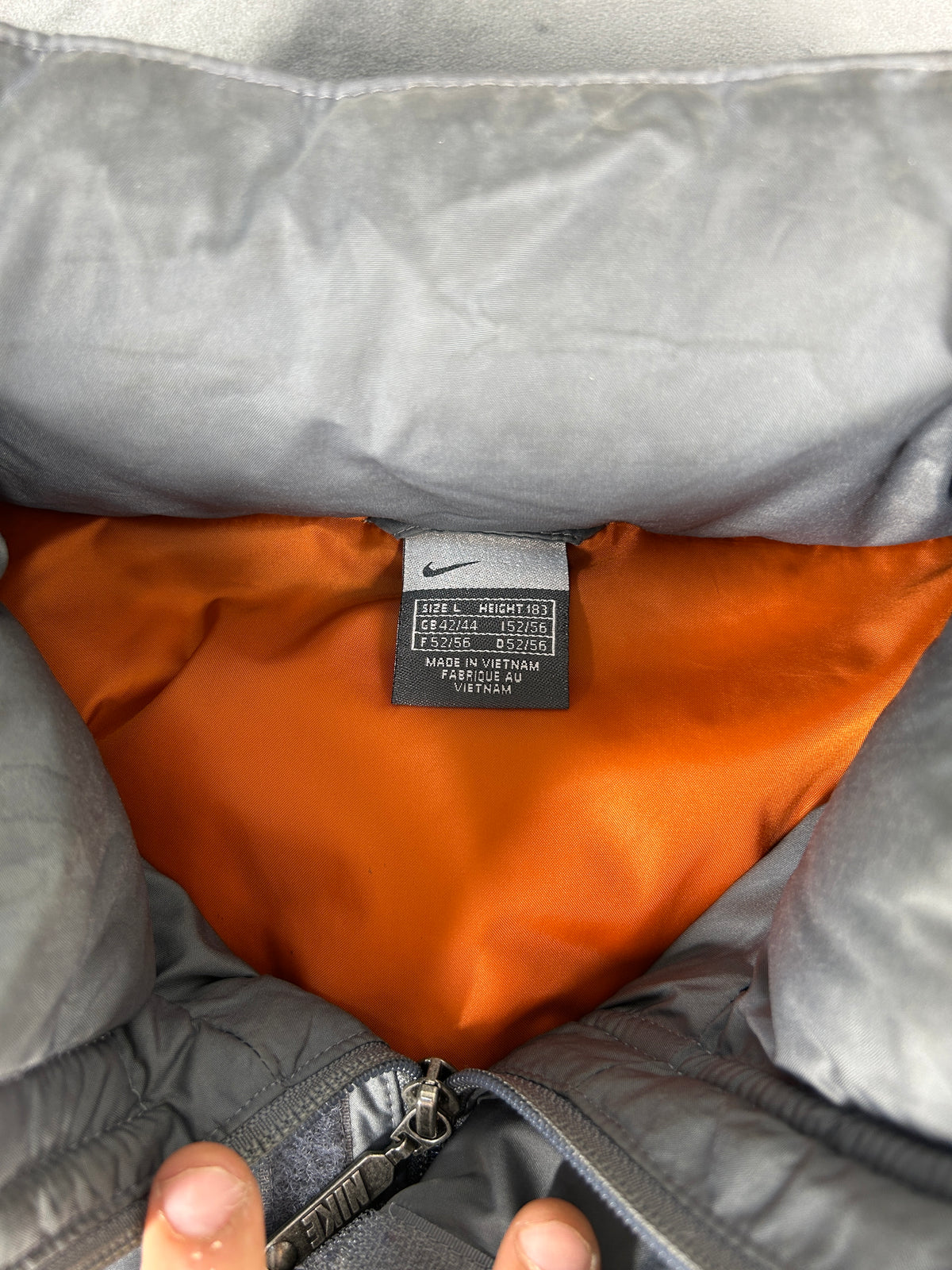 Piumino Nike grigio – Uomo Taglia L
