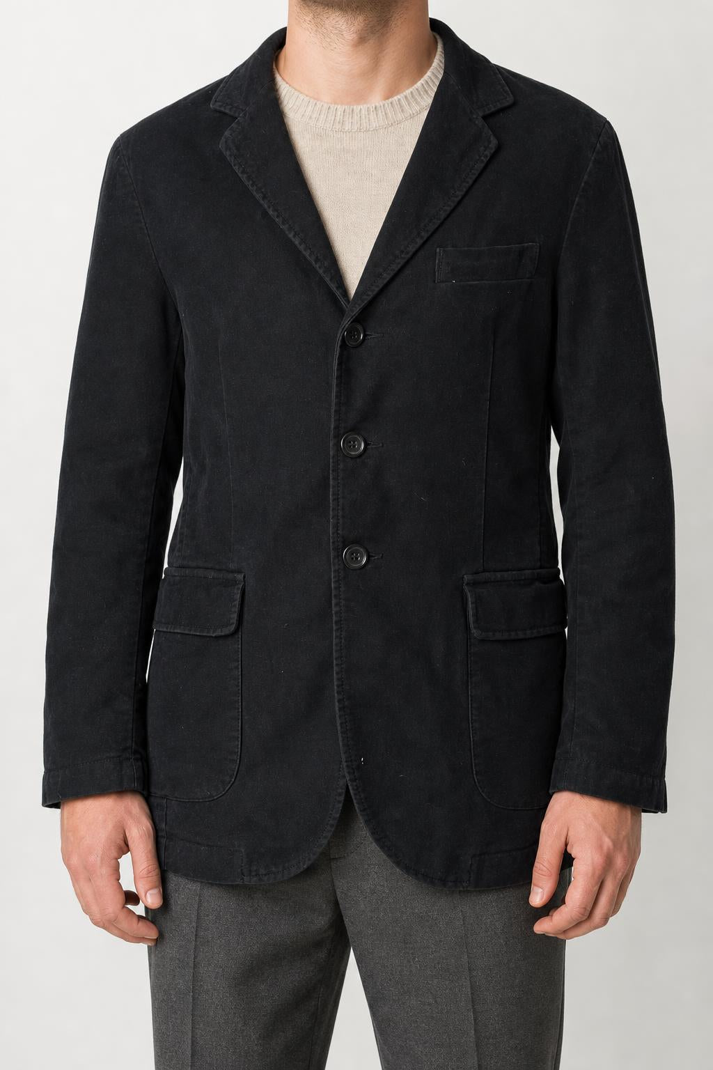 Blazer Armani Jeans nero – Uomo Taglia L (IT 48)