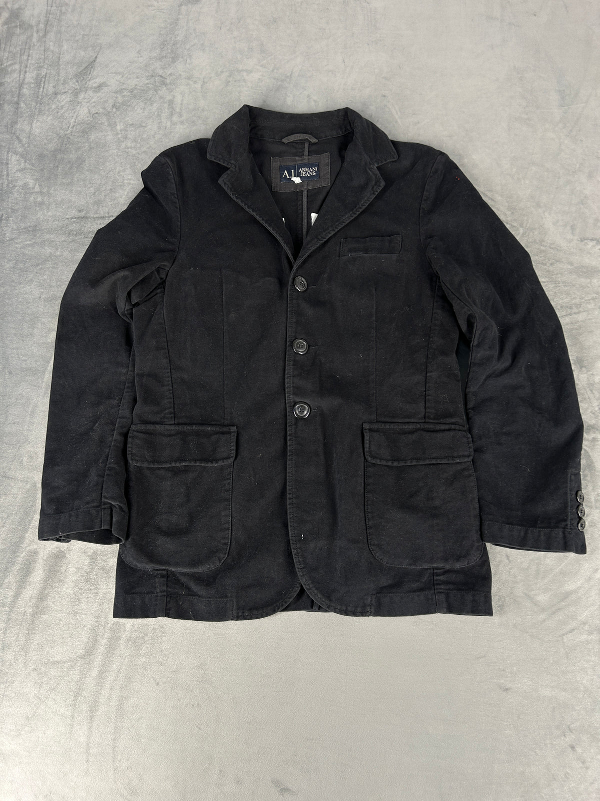 Blazer Armani Jeans nero – Uomo Taglia L (IT 48)