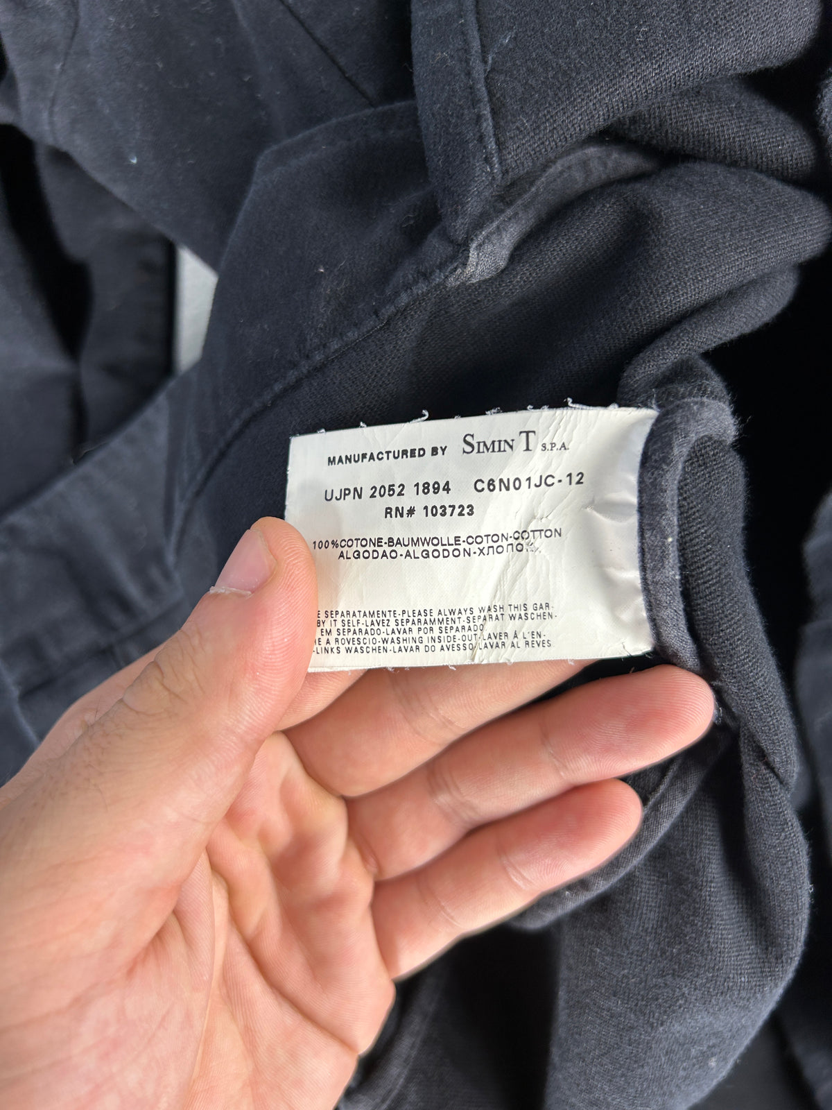 Blazer Armani Jeans nero – Uomo Taglia L (IT 48)