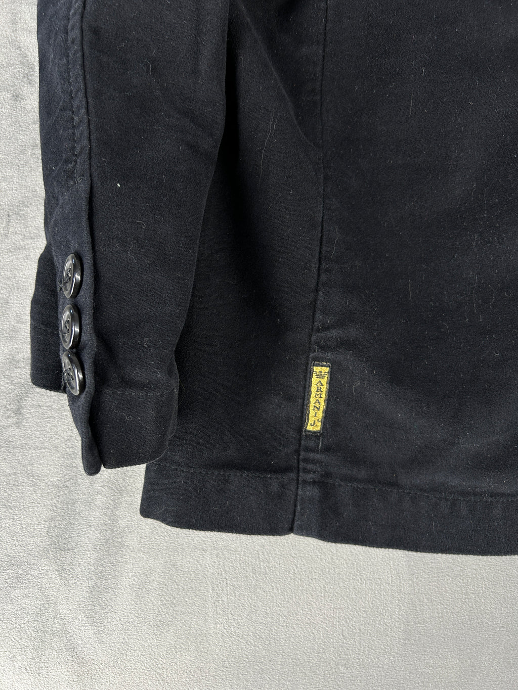 Blazer Armani Jeans nero – Uomo Taglia L (IT 48)