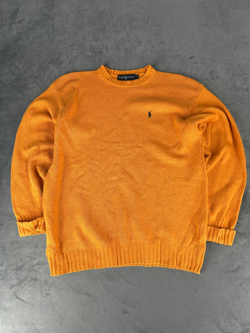 Maglione Polo Ralph Lauren arancione in lana – Uomo Taglia L