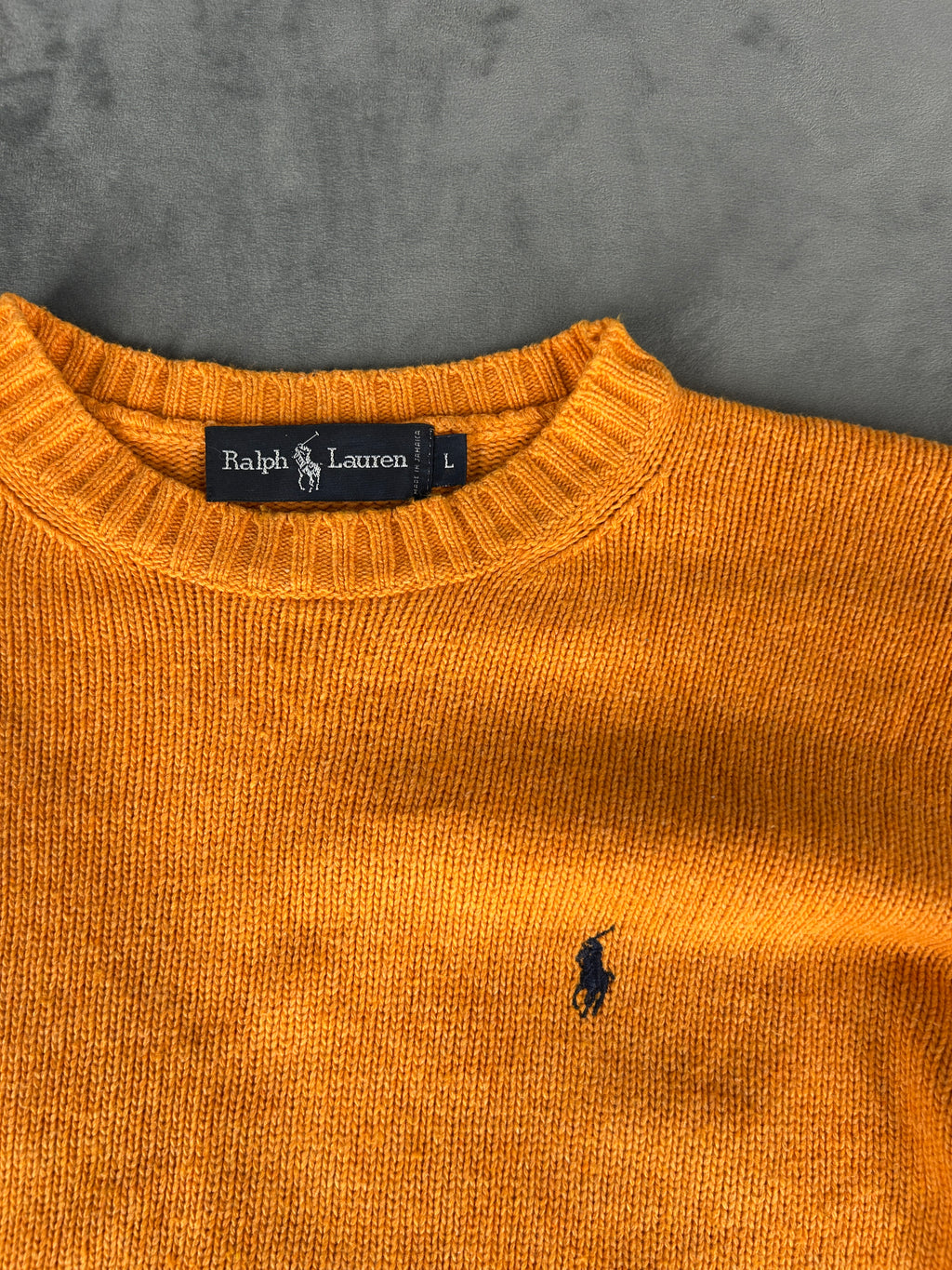 Maglione Polo Ralph Lauren arancione in lana – Uomo Taglia L