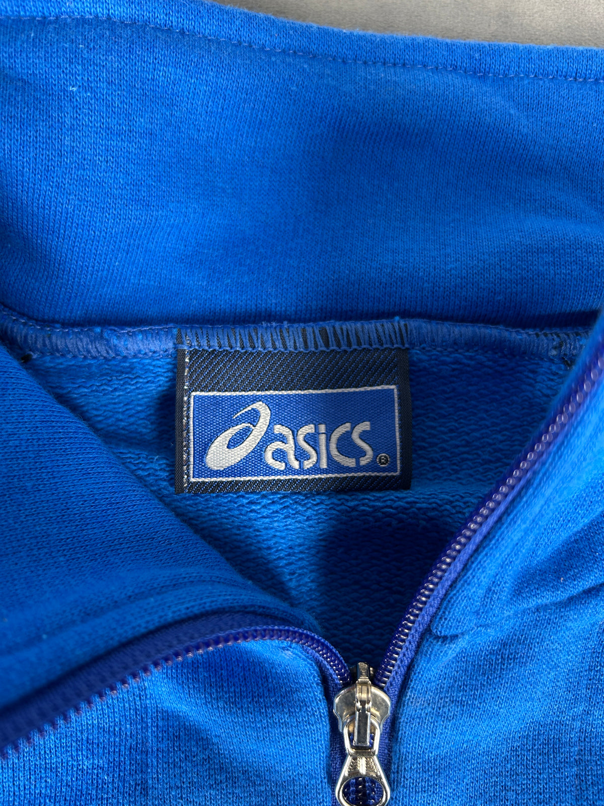Felpa Asics Italia azzurra half-zip – Uomo Taglia L