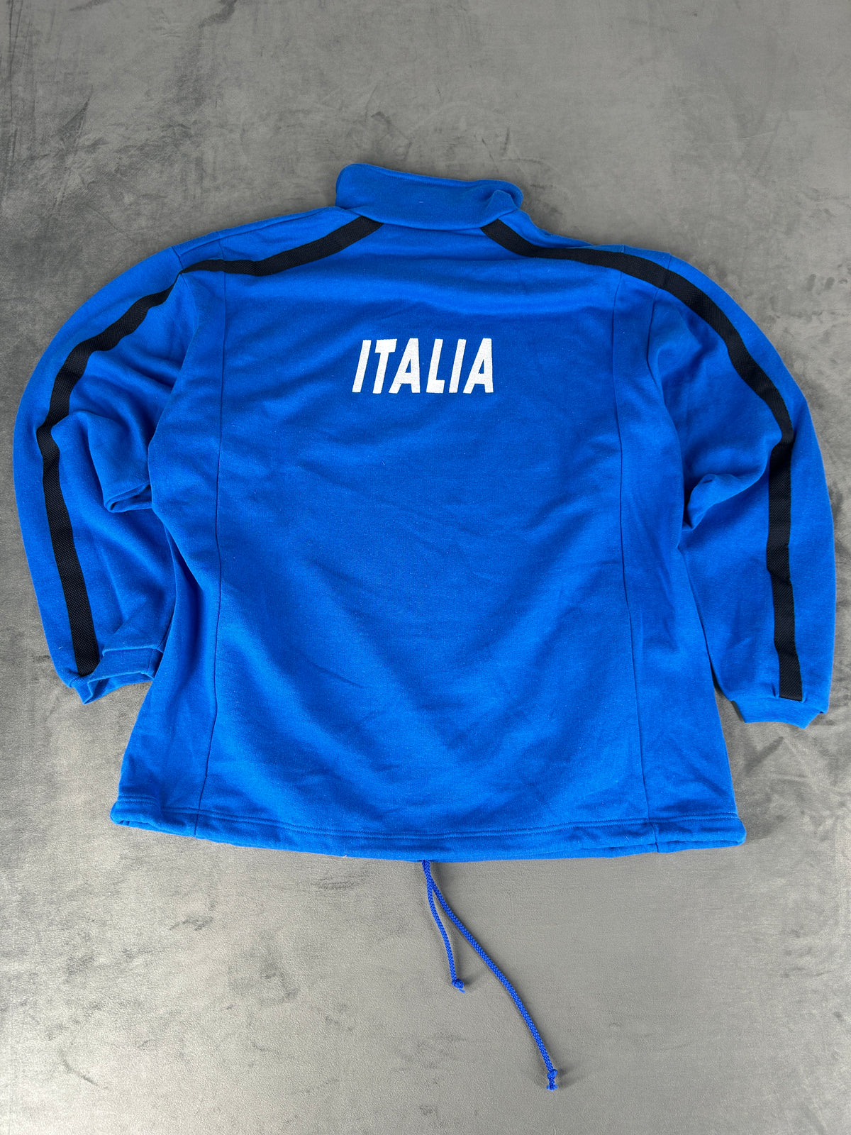 Felpa Asics Italia azzurra half-zip – Uomo Taglia L