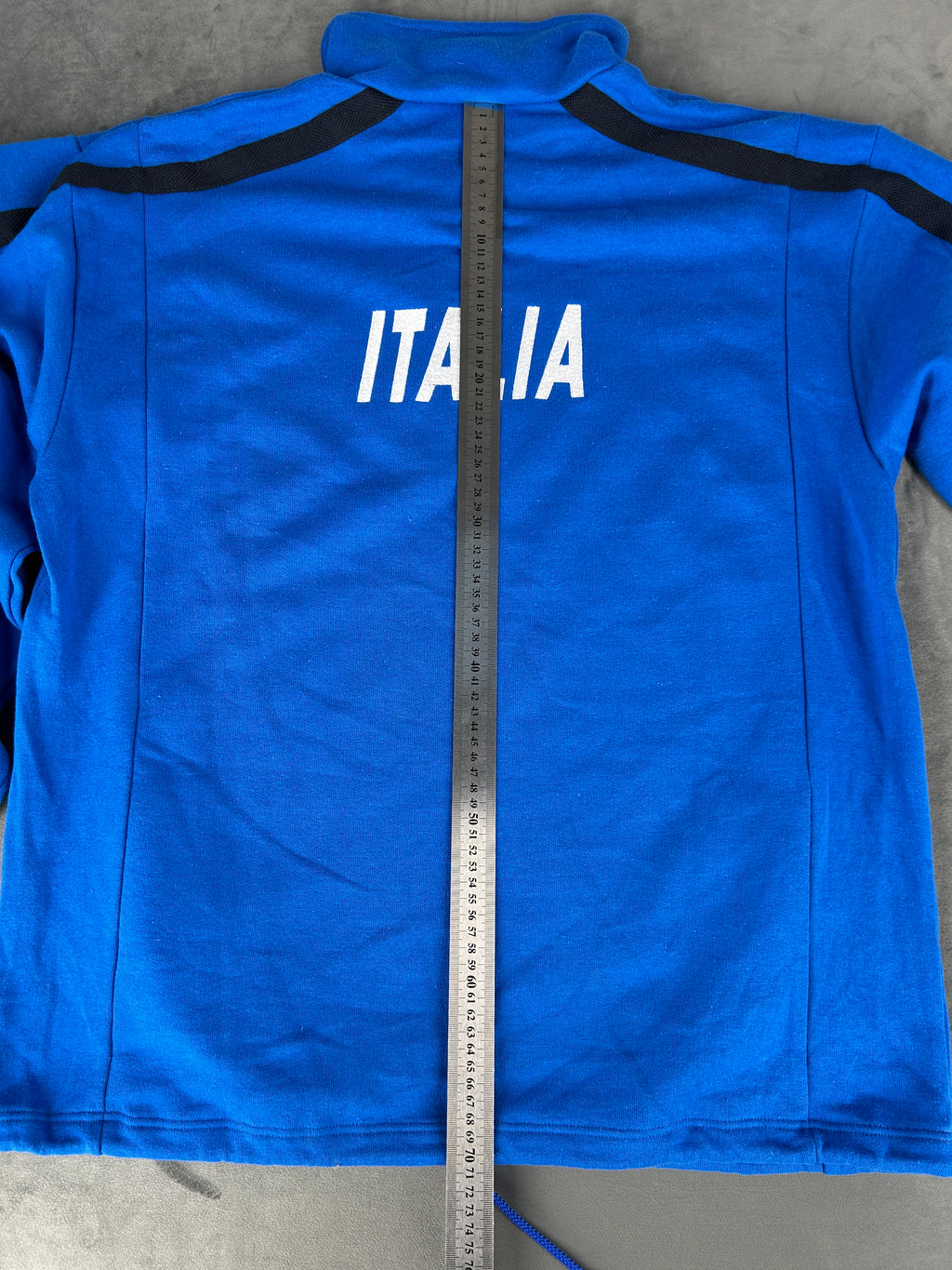 Felpa Asics Italia azzurra half-zip – Uomo Taglia L
