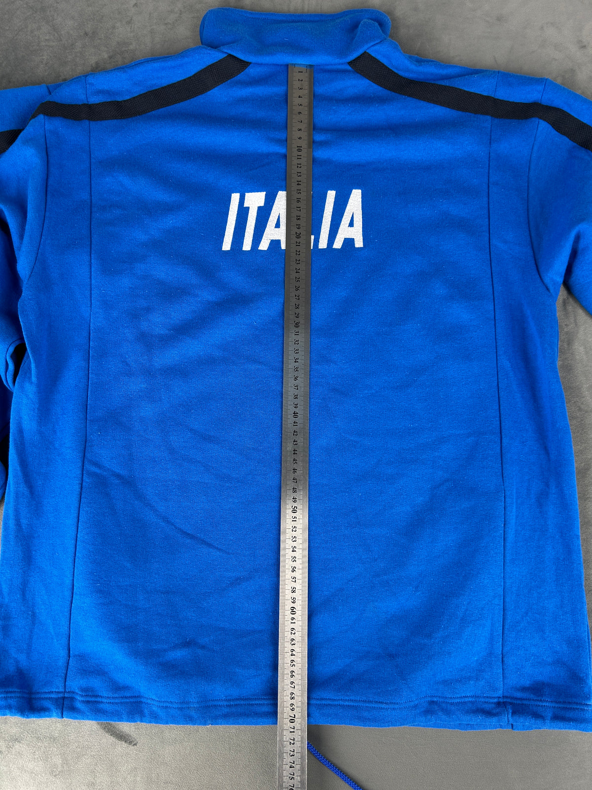Felpa Asics Italia azzurra half-zip – Uomo Taglia L