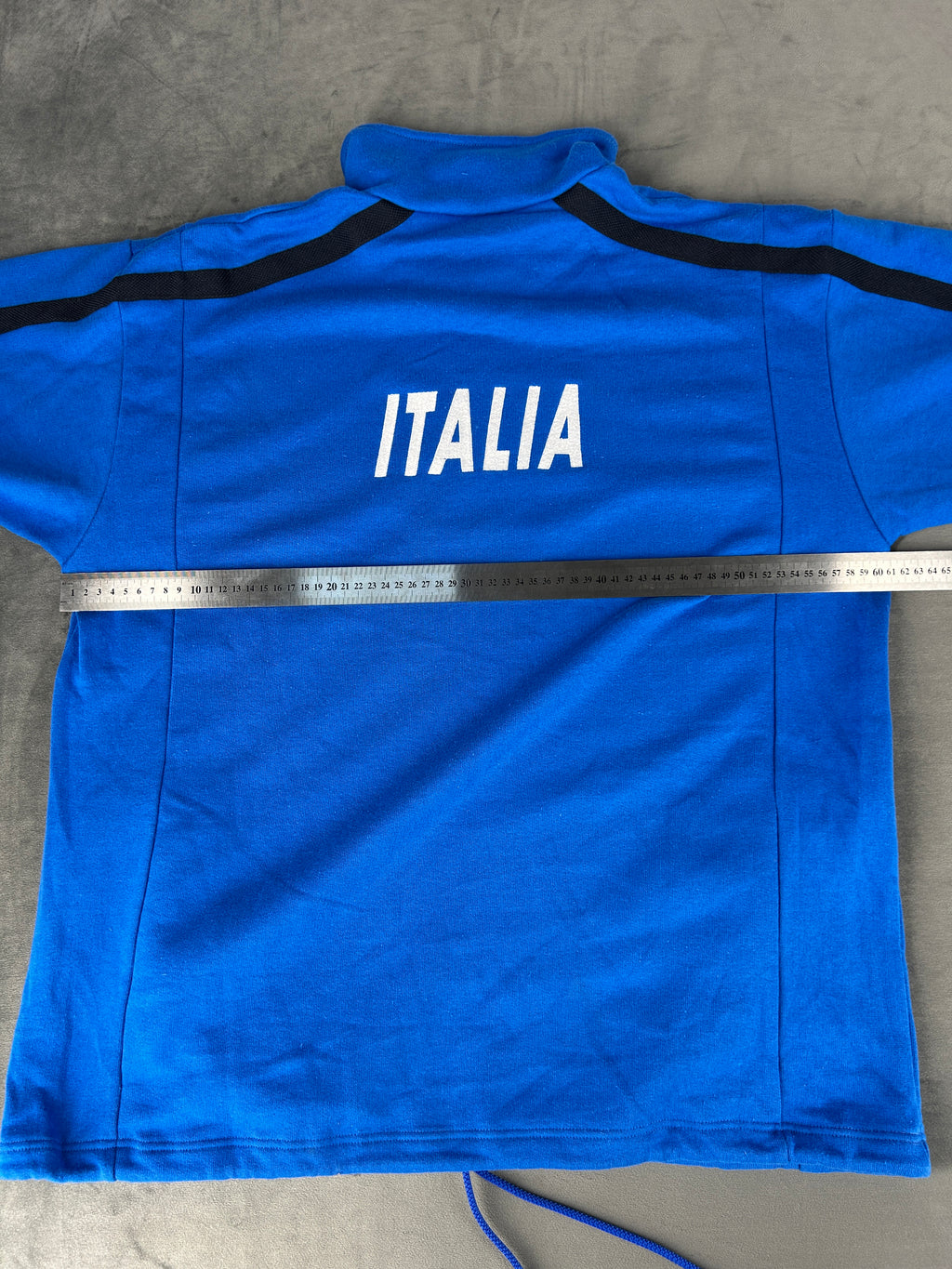 Felpa Asics Italia azzurra half-zip – Uomo Taglia L