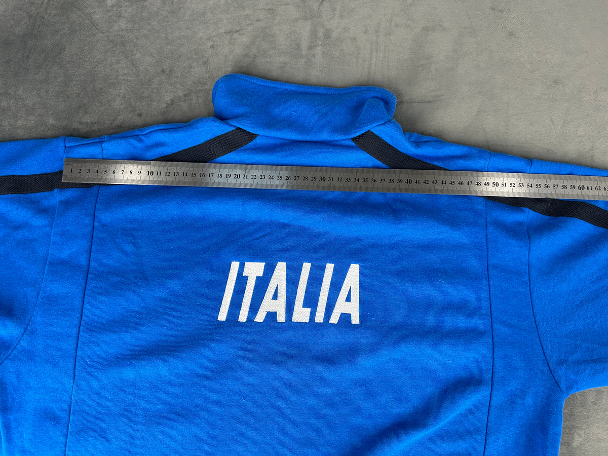 Felpa Asics Italia azzurra half-zip – Uomo Taglia L