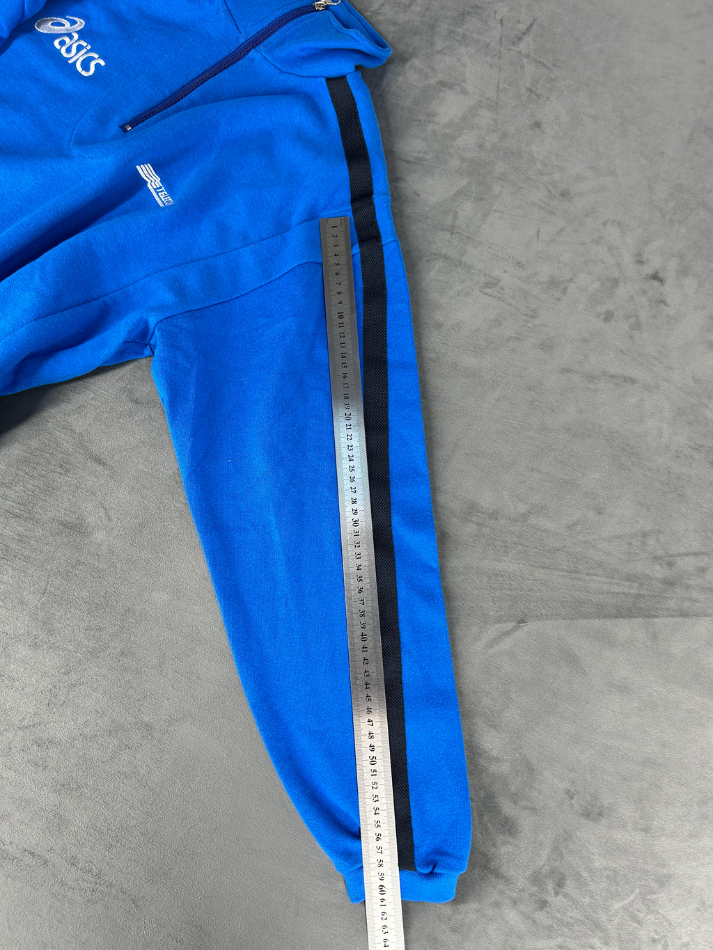 Felpa Asics Italia azzurra half-zip – Uomo Taglia L