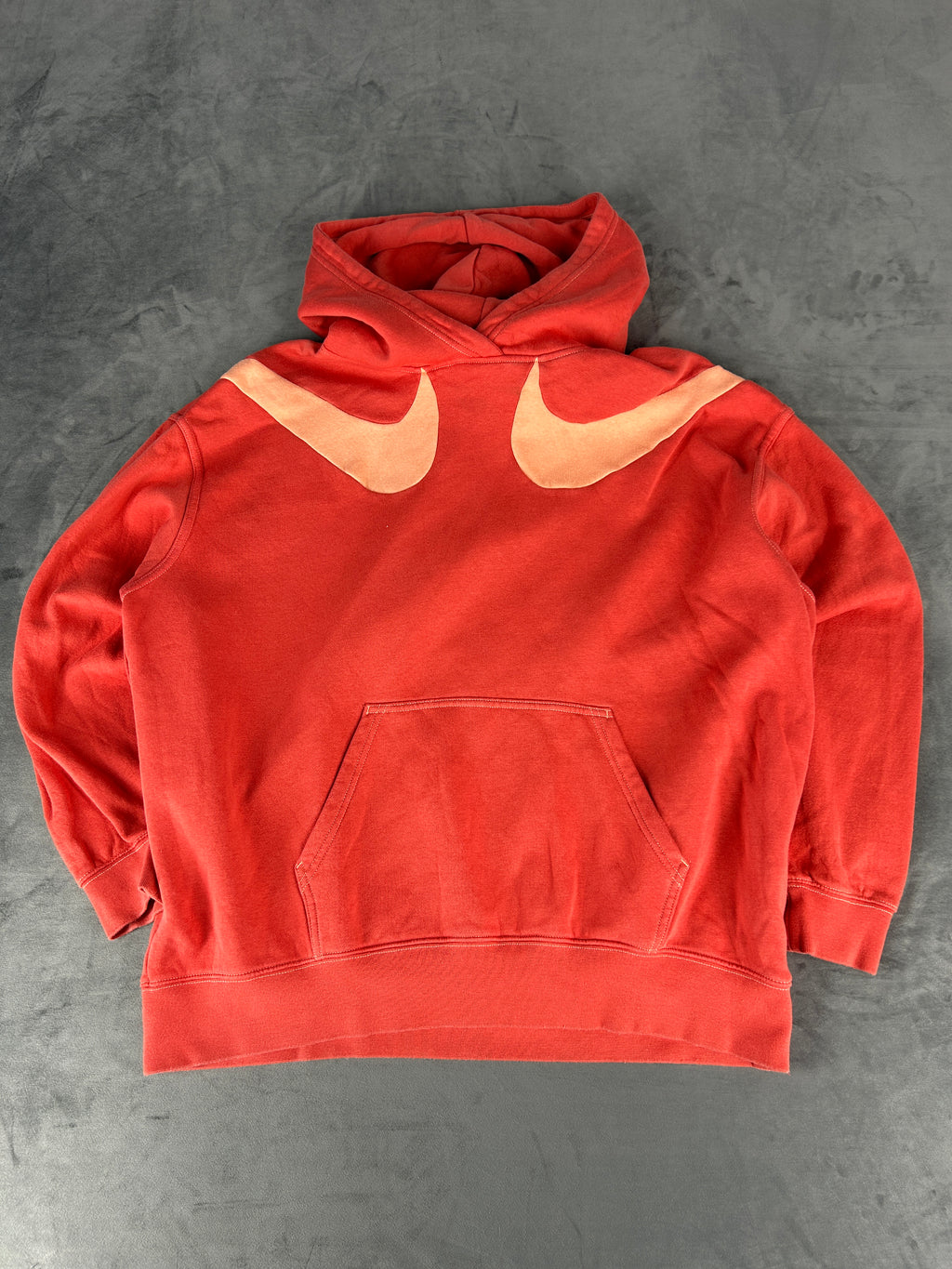 Felpa hoodie Nike Swoosh rossa – Uomo Taglia M